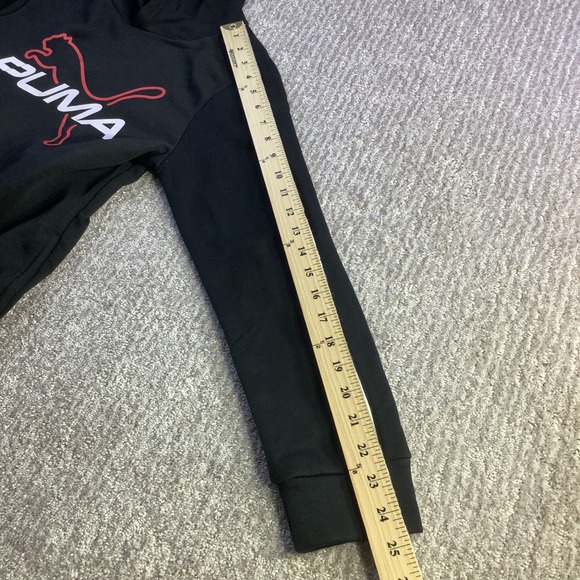 Puma Kids Black Pullover Hoodie & Track Pants Set Loungewear‎ Size M NWT - Picture 10 of 16